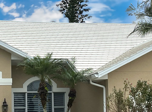 Eco-Friendly-Roof-Cleaning-White-Roof Eco Friendly Roof Cleaning Clean White Roof